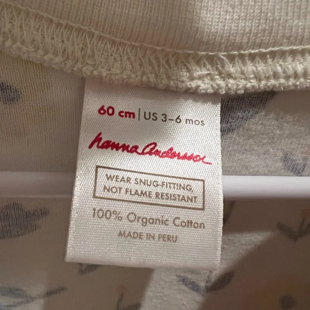 Hanna Andersson zip lion fox floral pajama